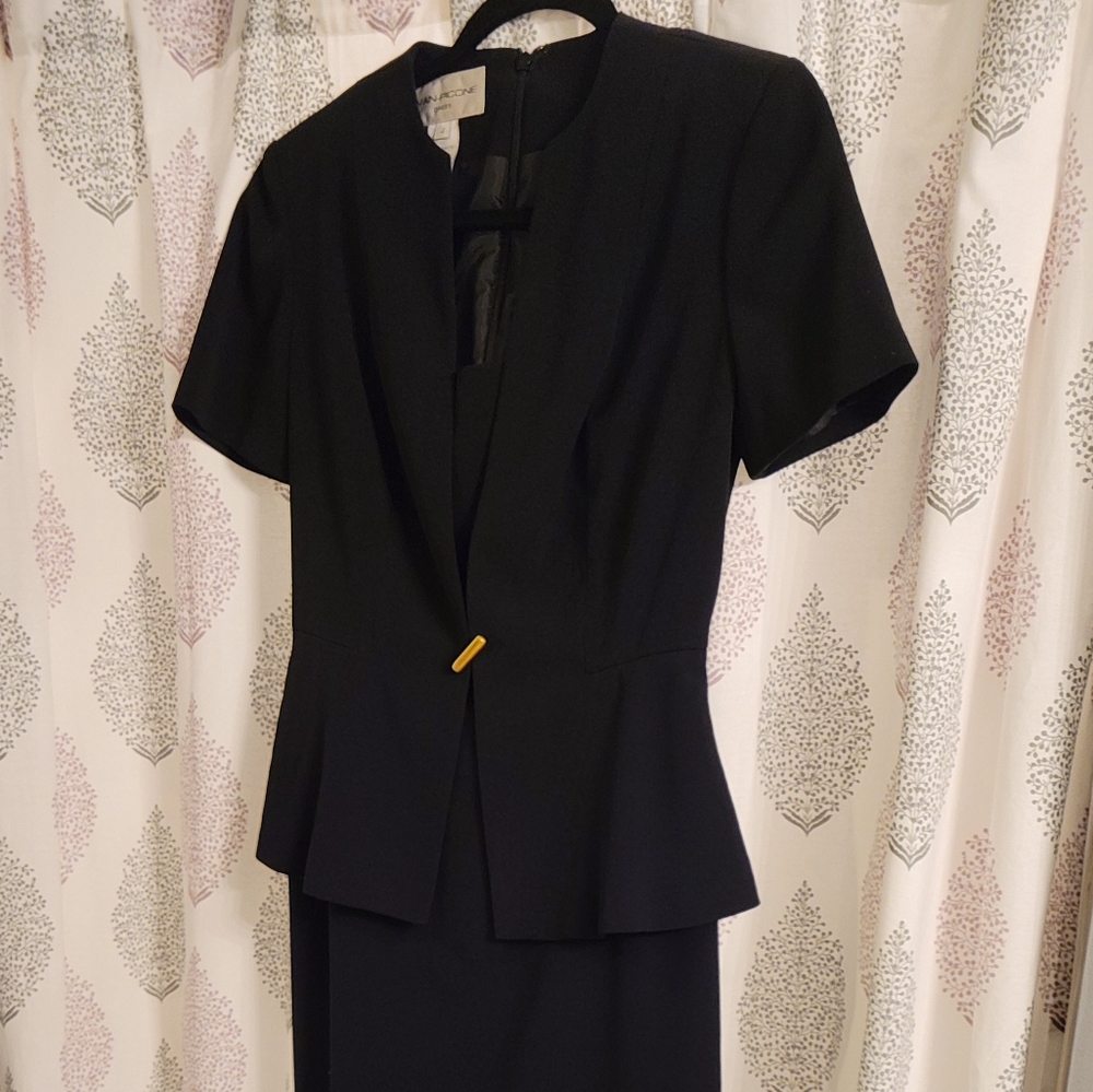 160. Evan Picone black dress